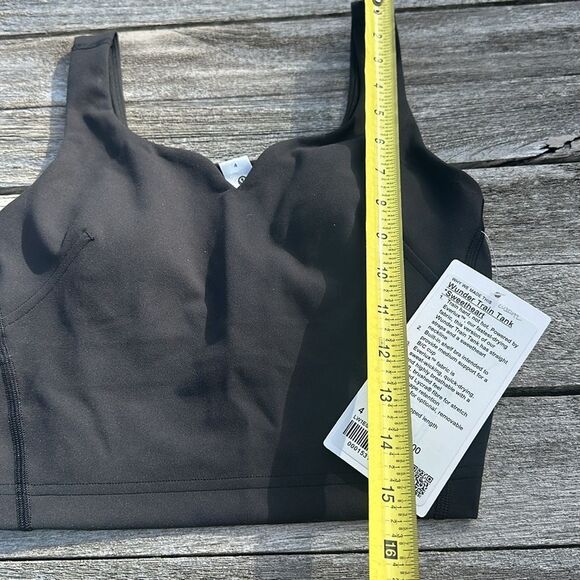 Lululemon Wunder Train Sweetheart Tank Top B/C Cup size 4 NWT‎ BLACK - Picture 4 of 8